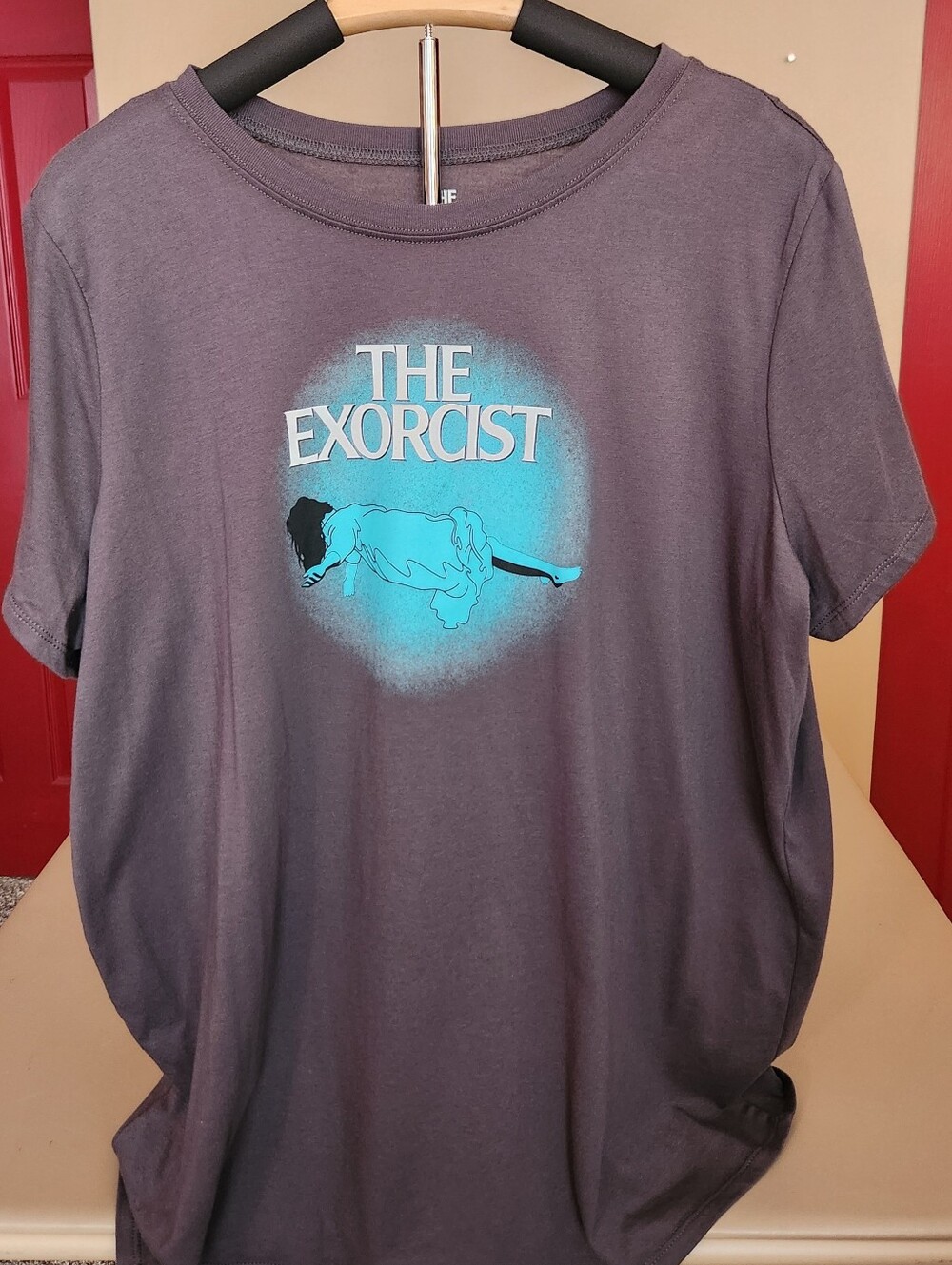 Torrid The Exorcist Graphic Crewneck T-Shirt - Charcoal